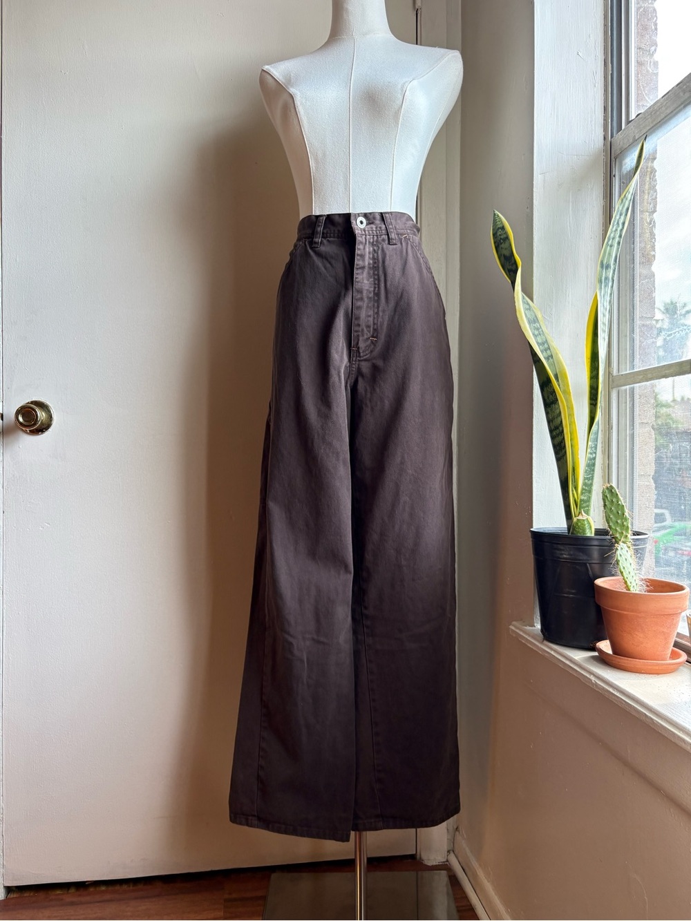 the Gasoline event brown cargo jeans